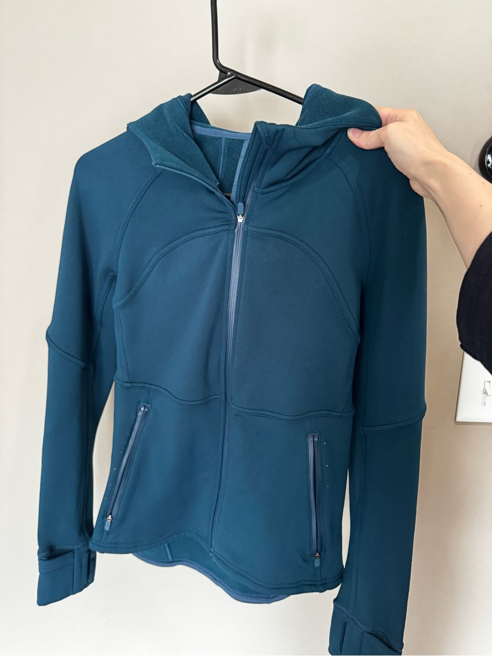 lululemon athletica Deep Teal Full-Zip Hooded Jacket